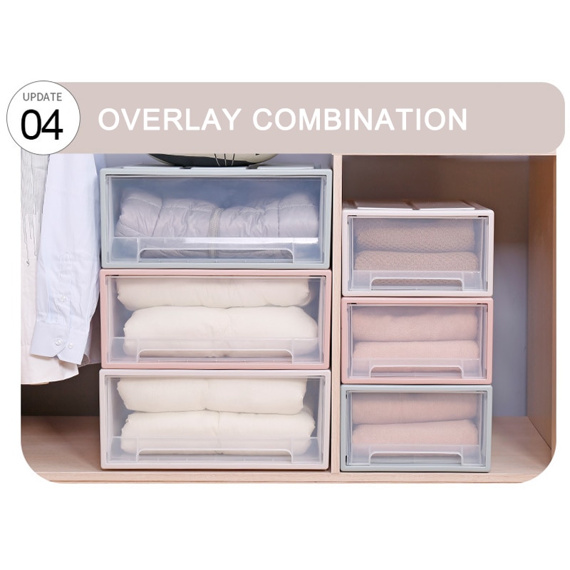 Storage Box Case Organizers Drawer Portable Stackable for Bra Clothes Wardrobe LB88