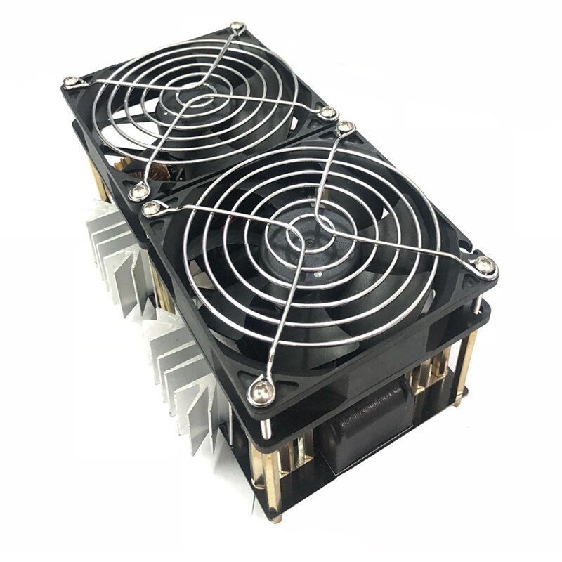 100% 1800w 40a zvs induktionsvarmeplademodul flyback drivervarmer +48v spole+dobbelt blæser med kobberrør