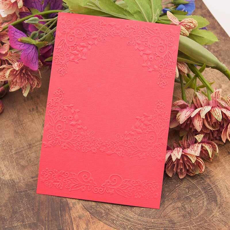 Embossing folders Plastic Embossing Folder For Scrapbooking DIY Paper Craft/Card Making Decoration
