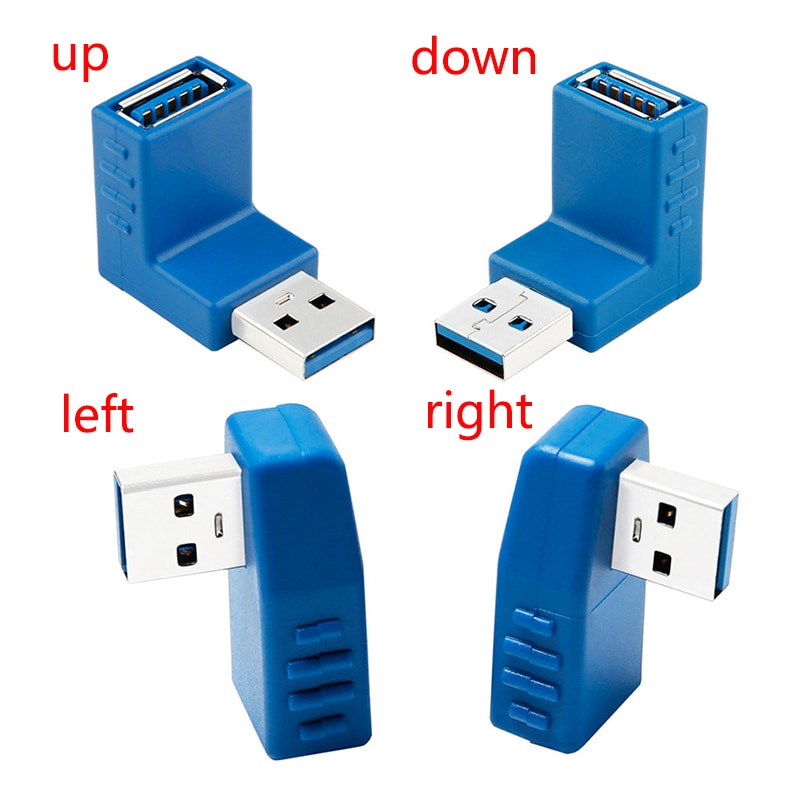 USB 2,0, USB 3,0, tipo A, conector macho A hembra, adaptador de enchufe, USB 3,0, convertidor Flexible, arriba abajo, derecho izquierdo