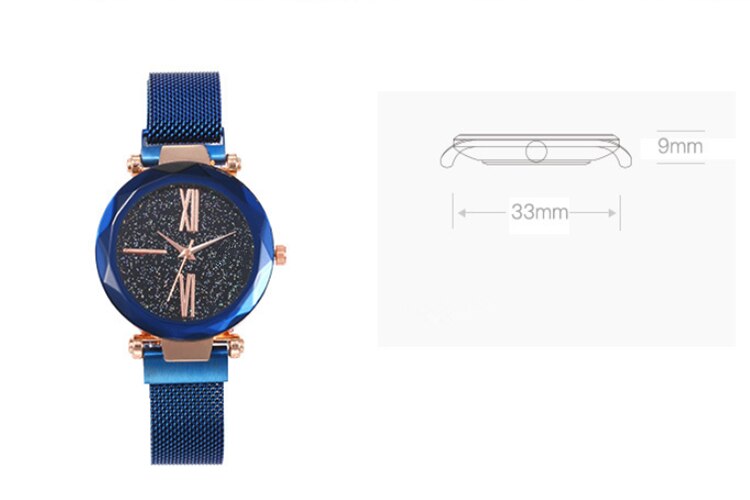 Luxe Dames Magnetische Sterrenhemel Klok Vrouwen Armband Horloges Diamond Vrouwelijke Quartz Horloges Relogio Feminino Zegarek Damsk