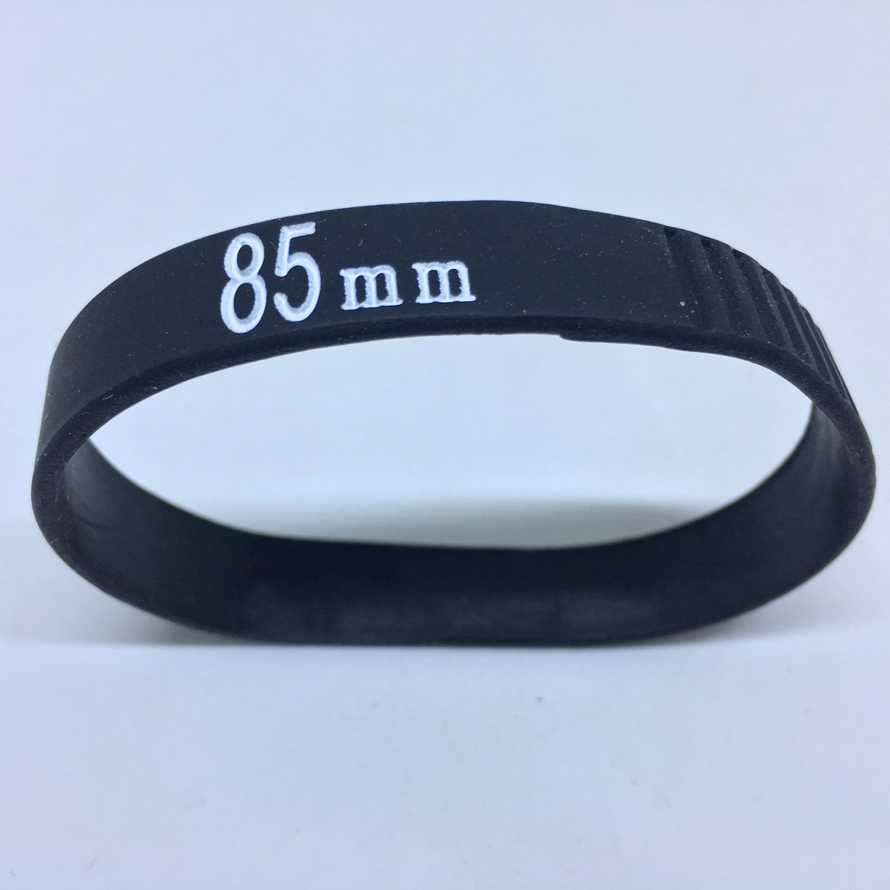 Nouveaux Bracelets d'objectif photographe silicone bracelet Bracelets objectif Zoom fluage pour canon nikon DSLR appareil photo: White 85MM