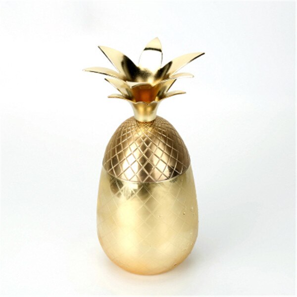 Ananas Becher/Becher Edelstahl Silber Rose Gold Cocktail Saft Trinken Tassen Tassen Bar Spezielle Trinken Utensilien: Gold