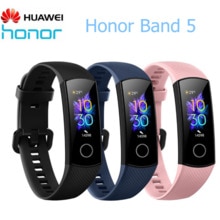 Original Huawei Honor Band 5 Fitness Smart Bracelet Heart Rate Monitoring 5ATM Waterproof Swim Bluetooth 4.2 Smart Wristwatch
