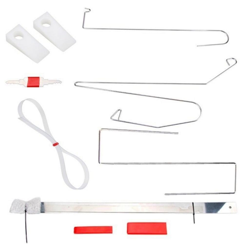 9 stks/set Auto Lock Out Nood Gereedschappen Speciale Auto Reparatie Tools Auto Deur Onderhoud Gereedschap