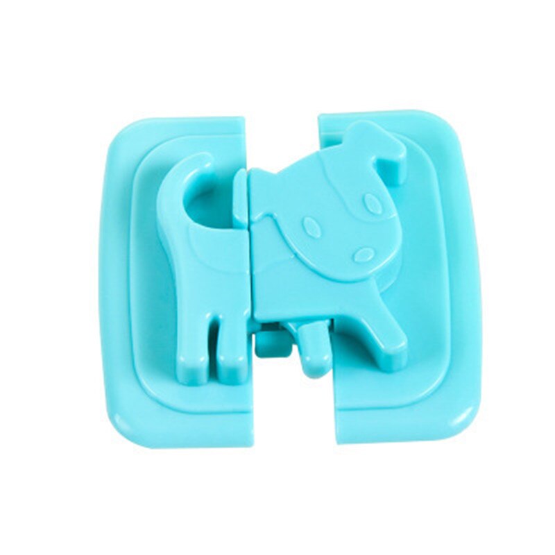 Puppy Shape Safety Locks for Refrigerators Door Baby Safe Protection From Children Lock Castle Security Blocker Padlock