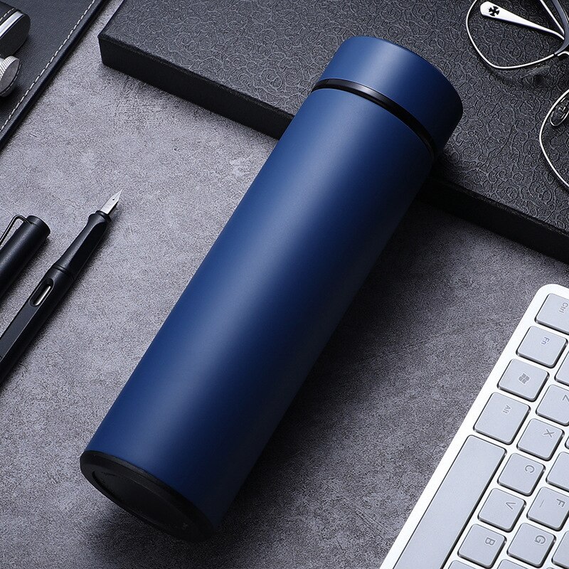 Xiaomi 500ML Smart Insulation Cup Water Bottle Led Digital Temperature Display Stainless Steel Thermal Mugs Intelligent Cups