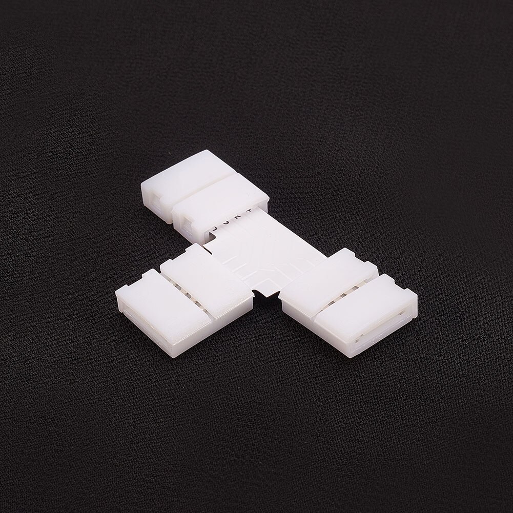 2/4 Pin 8/10Mm L Vorm/Cross Vorm Led Connector Enkele Kleur/Rgb Led Strip Connectors hoek Connectors Voor 3528 5050 2835