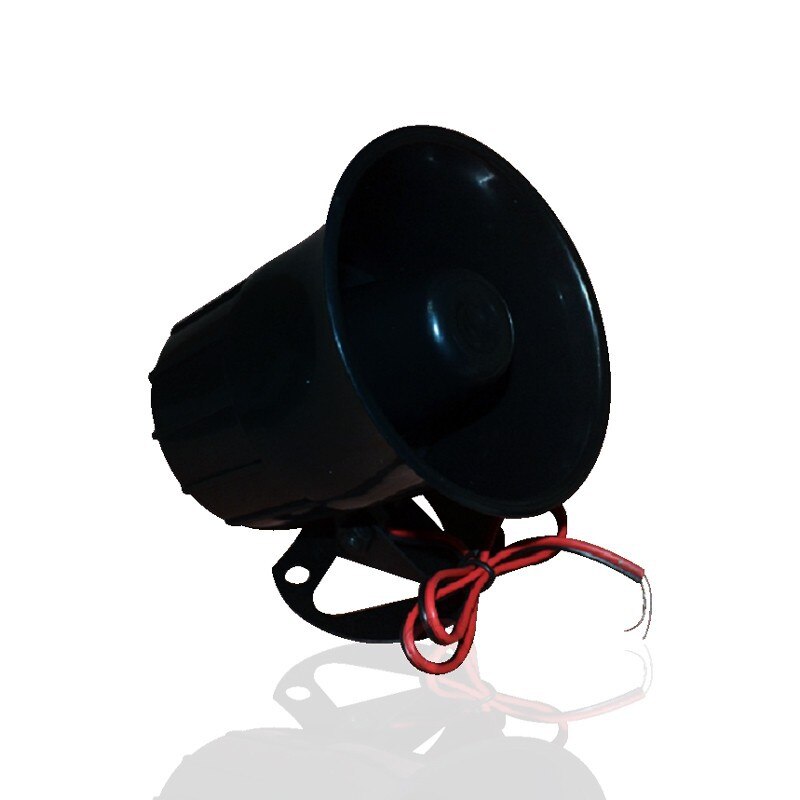 2pcs/Lot 15W DC12V Wired Loud Alarm Siren Horn Outdoor Horn Waterproof Car Alarm Siren Horn Piezo Siren/ Electronical Siren Horn
