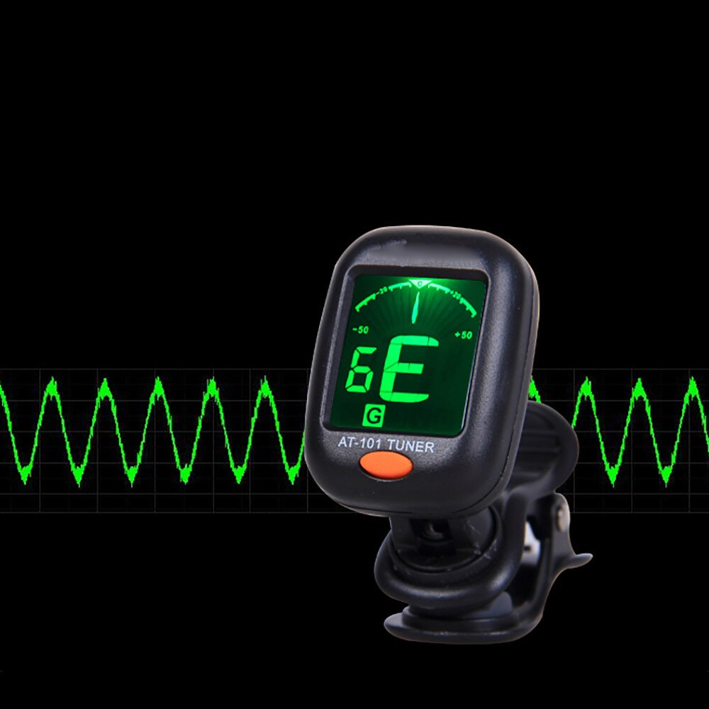 Musical Instrument Digital Chromatic LCD Clip-On Electric Tuner for Guitar Bass Violin Ukulele Oud Cello Viola