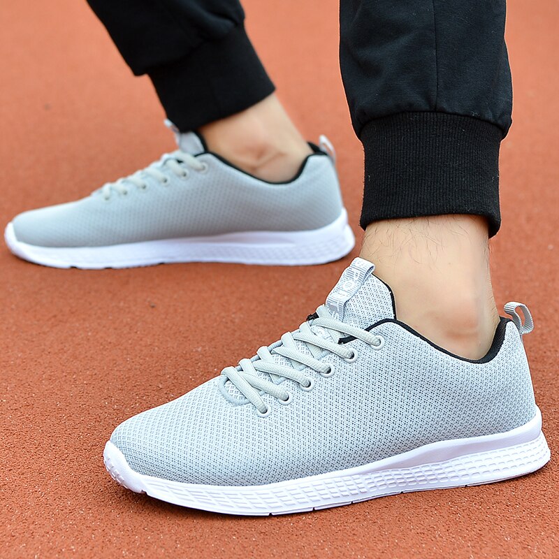 Grande taille 39-48 zapatillas de deporte chaussures hommes Tennis baskets léger homme chaussures respirant hommes formateurs articles chaussants pour hommes