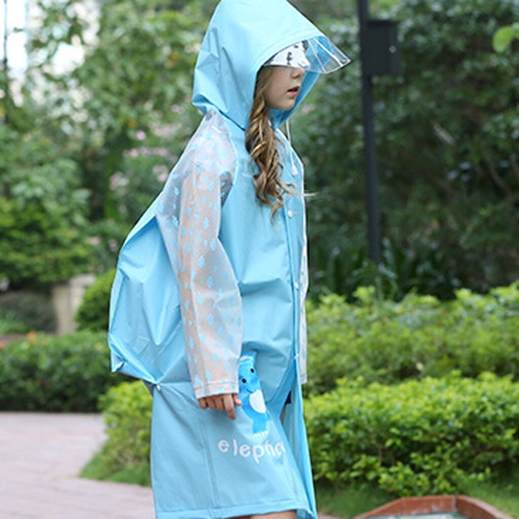 Kids Raincoat Clear Rain Jacket Rain Coat Rain Wear for Baby Girls Childr