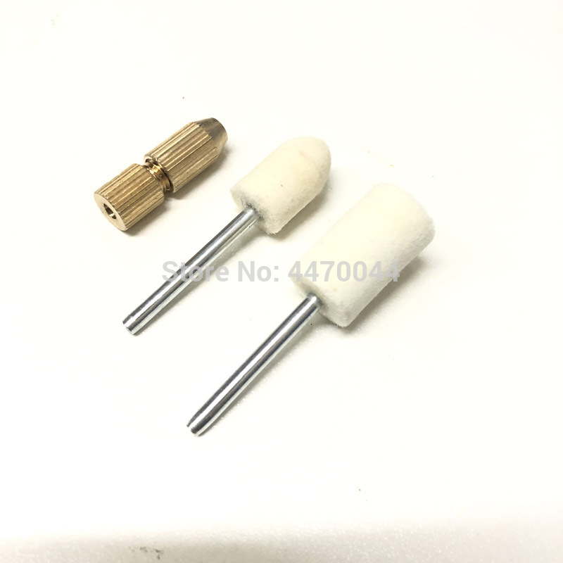 CJ6+ 9+ Glue Cleaning Wool Felt Head For Glass Touch Sceen Polishing Head No Hurt Lcd OCA Adhesive Remover Clean Tool