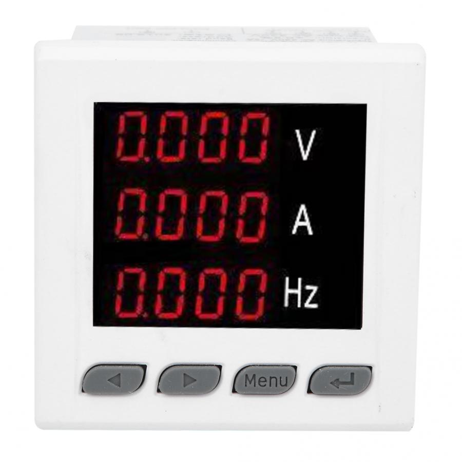 Frequenz Meter 72-UIF Multi-Funktion Meter Einphasig EINE V HZ Digital Display Meter Amperemeter Voltmeter Frequenz