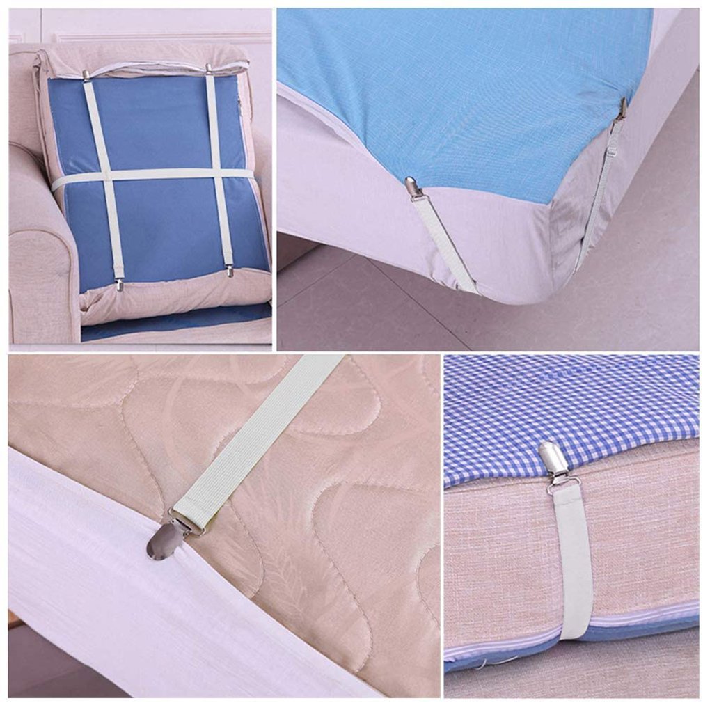 Tensor de lámina elástica de Rango ajustable, con Clip de Metal, multiusos, fácil de instalar, Tensor duradero