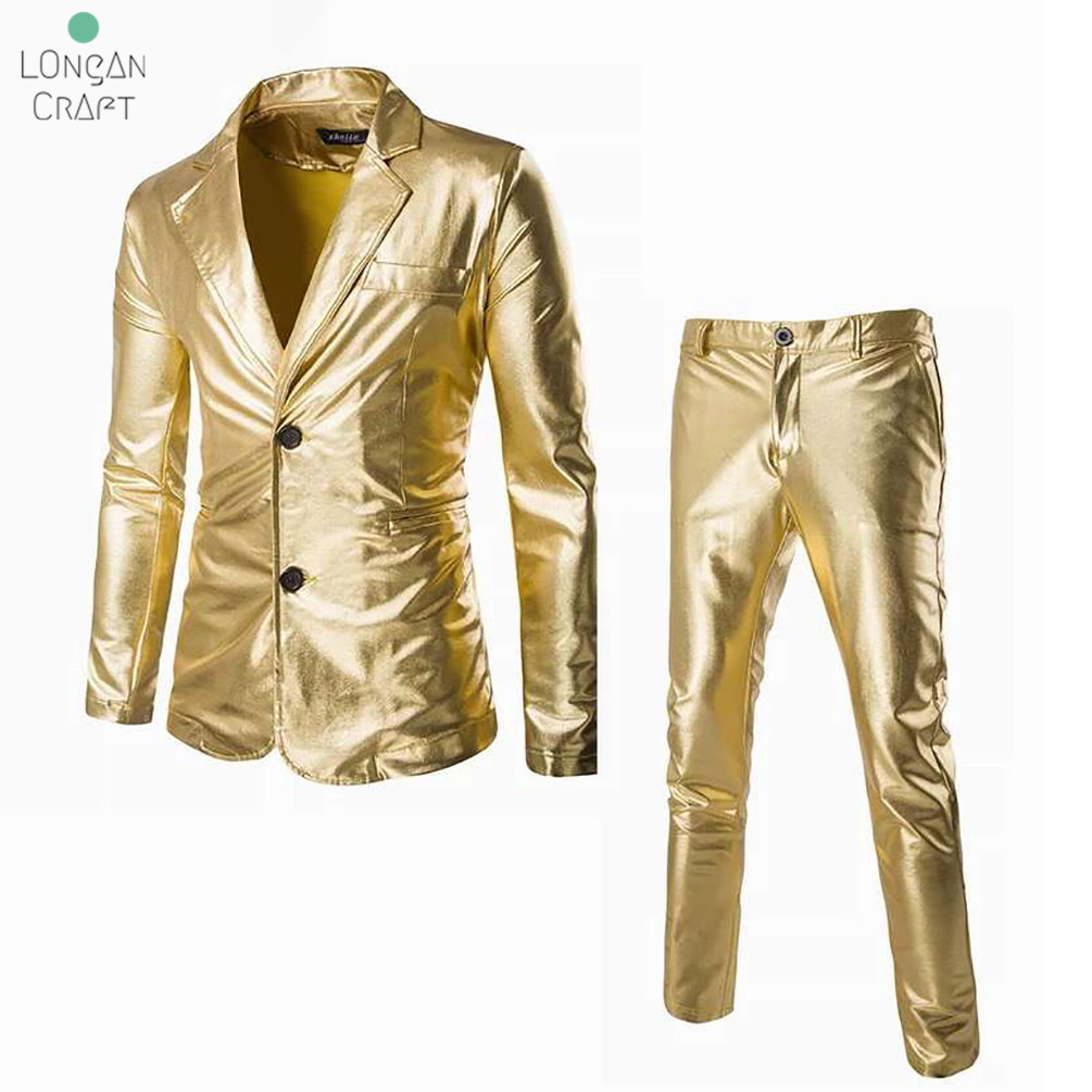 150cm*50cm stretch glänsande guld bronzing spandex tyg material pu läder tyg för diy scen cosplay kostym klänning