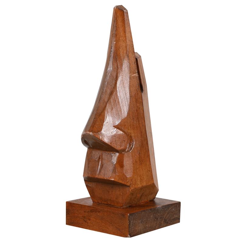 Glasses Display Rack Handmade Desktop Adornment Eyeglass Spectacle Nose-Shaped Glasses Rack Ooden Handmade Eyeglass Stand