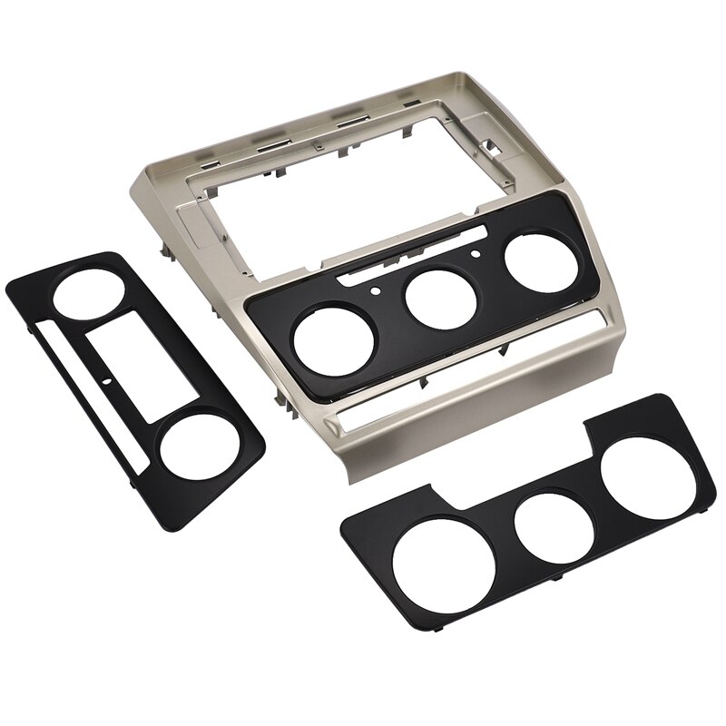 Bilstereo radio 10 tommer fascia frame adapter til skoda octavia automatisk  ac 2 din dvd-afspiller panel dash frame kit