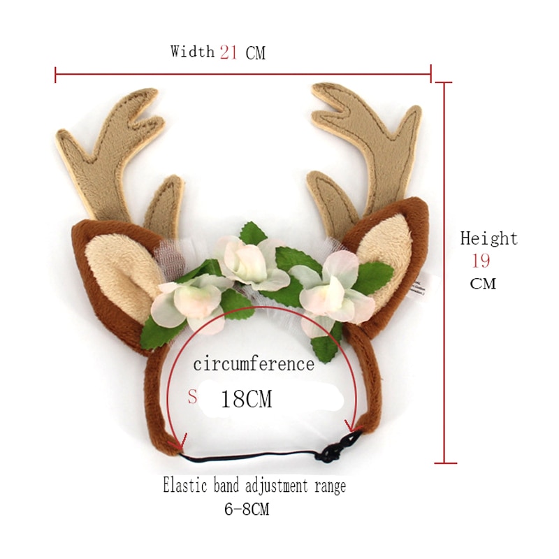 Nette Weihnachten Katze Kostümich Kopfschmuck Für Hund Katze Haustier Weihnachten Stirnband Hütte Welpen Kostüm Weihnachten Zubehör