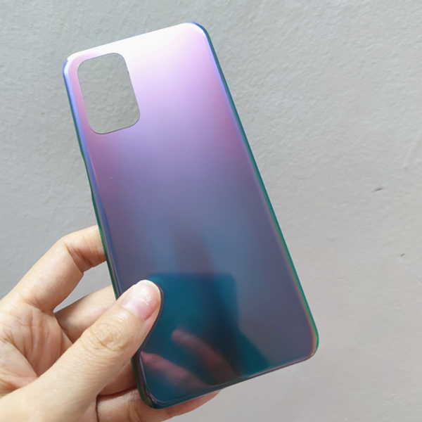 6.5" For OPPO A54 5G Back Battery Cover CPH2195 Rear Door Housing Case Battery Cover: Purple