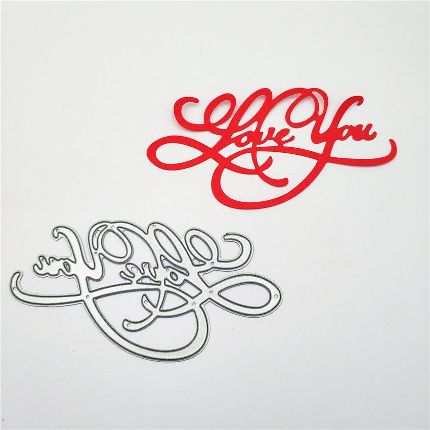 Stansen, stansen, hou van je, metaal, knutselen, papier, stans, scrapbooking/doe-het-zelf reliëfmal, kerstjaar