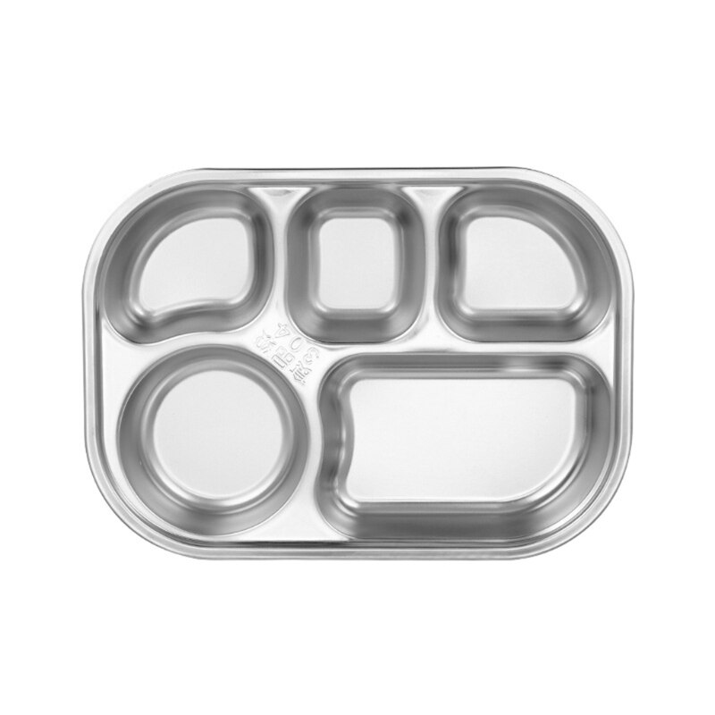 Sections Dinner Plates for Adults Kids Picky Eaters Campers and Portion Control Mes Trays Household Kitchen Restaurant: 5