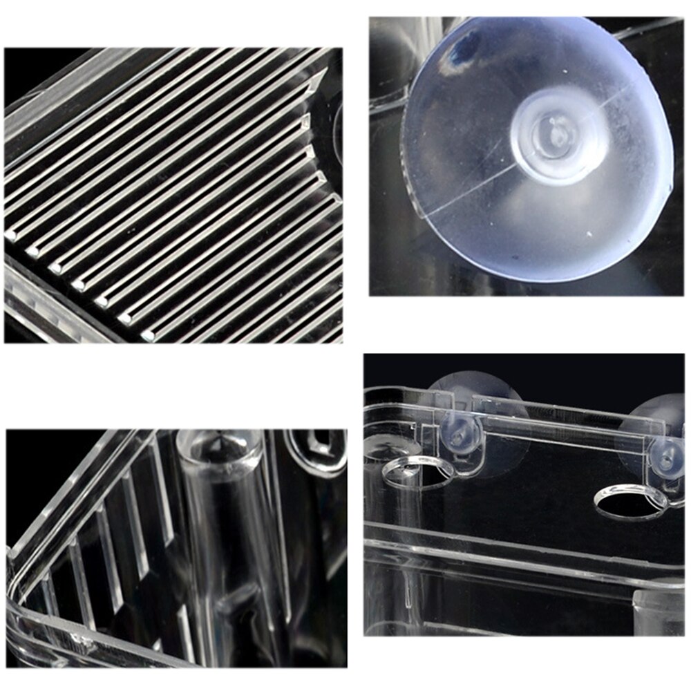 1PCS Multifunctional Transparent Small Fish Tank Spawning Box Isolation Box Aquarium Hatchery Pet Farm Supplies