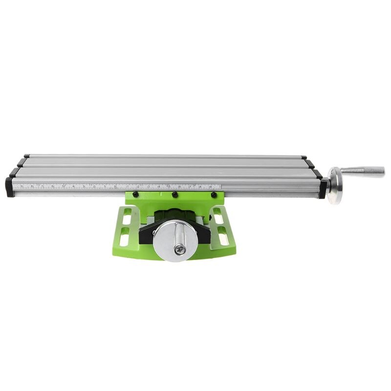 Mini fresadora mesa de trabajo Banco compuesto portátil X-Y Tabla de deslizamiento transversal adjustiva de 2 ejes para prensa de taladro de banco