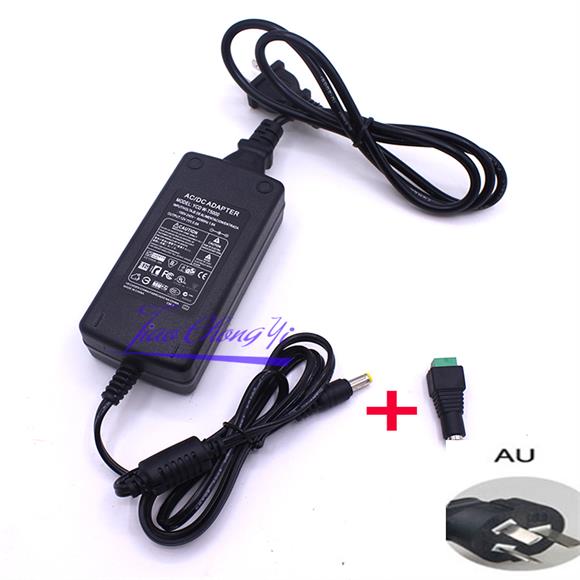 12V 5A 5 Ampere 60W DC EU/US UK AU Netzteil ADAPTER Transformator LED-Streifenlicht: Brown