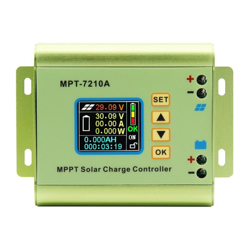 Mppt solenergi lade kontrolleren til litium batteri 24v 36v 48v 60v 72v 0-10a 7210a