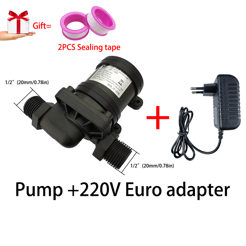 Ip68 dc 12v 24v edelstahlwelle bürstenlos 1/2 " wasserpumpe solar-wassererhitzer duschzirkulation springbrunnen druckbeaufschlagung: Cyan / 220v