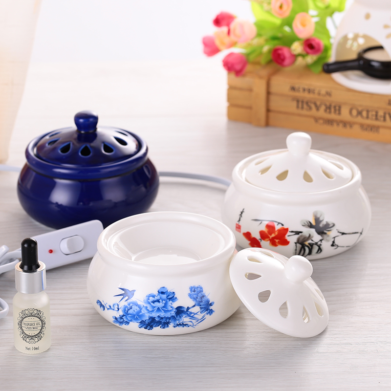Elektrische Kachel Geur Diffuser Keramische Geur Brander Wax Kaars Warmer Etherische Olie Brander Wax smelter Wax melt Brander