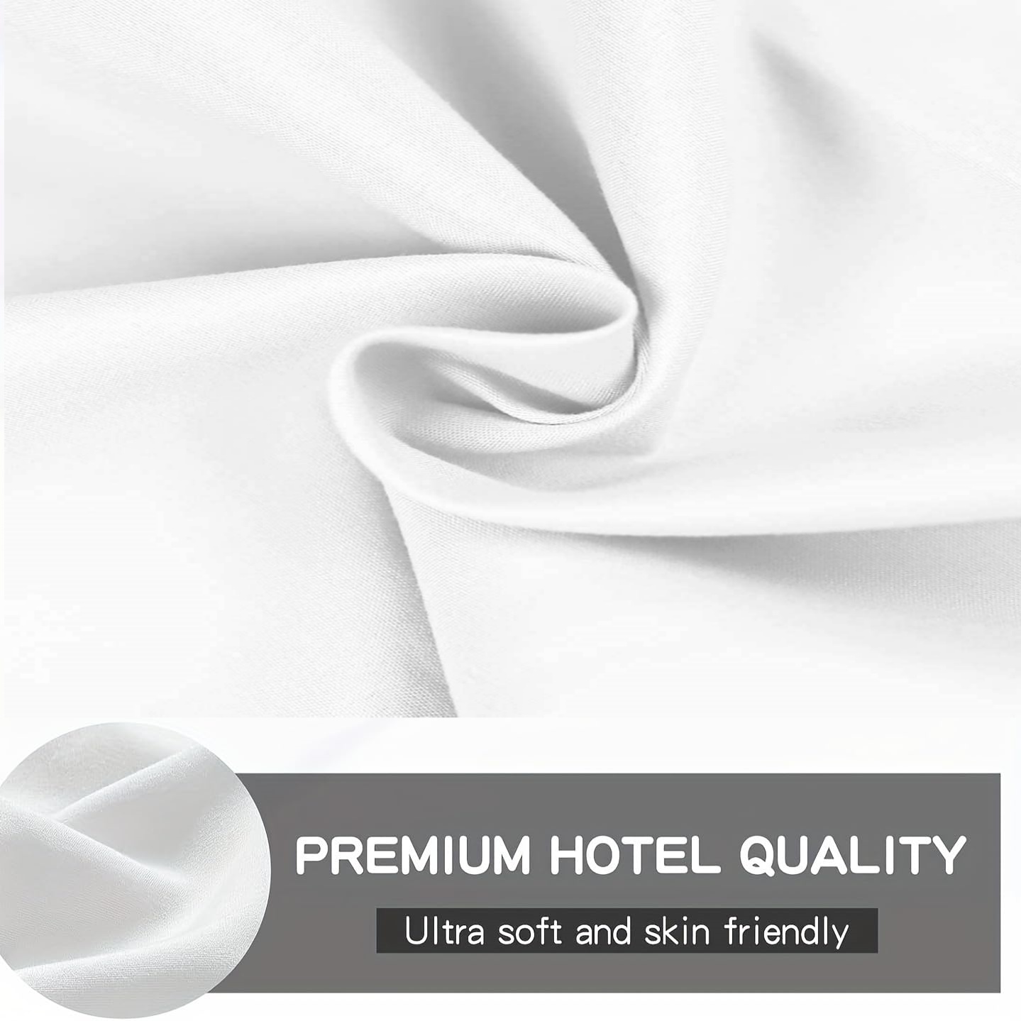 1 stk. sengetøj rent hvidt hotel sengetøj enkelt og dobbelt hjemmebrug