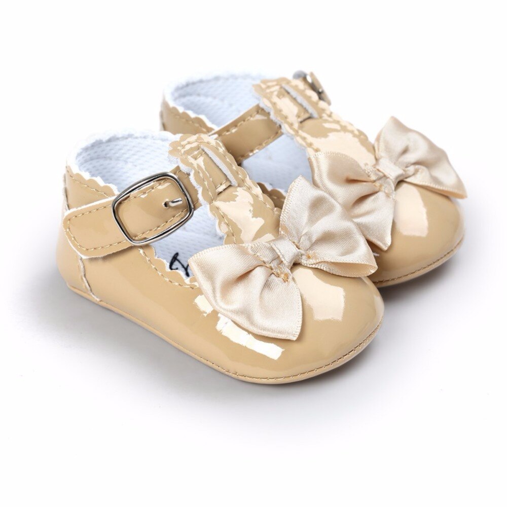 Baby Meisje Schoenen Spiegel Lente Baby Girl Eerste Wandelaars Mooie Pu Schoenen Prinses Antislip Baby Zachte Schoenen