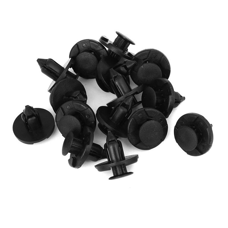 50 Pcs plastic Drive Rivets Mud Flaps Bumper Fender Push clips For Nissan 8mm bumper fender drive rivit clip