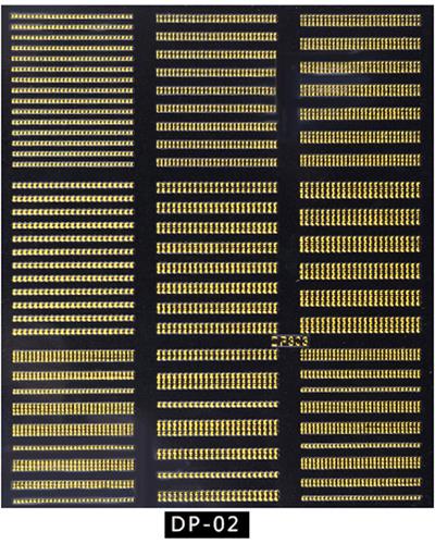 1 Uds pegatinas de uñas 3D Retro tachuelas calcomanías Metal dorado arte adhesivo para uña decoraciones: DP02