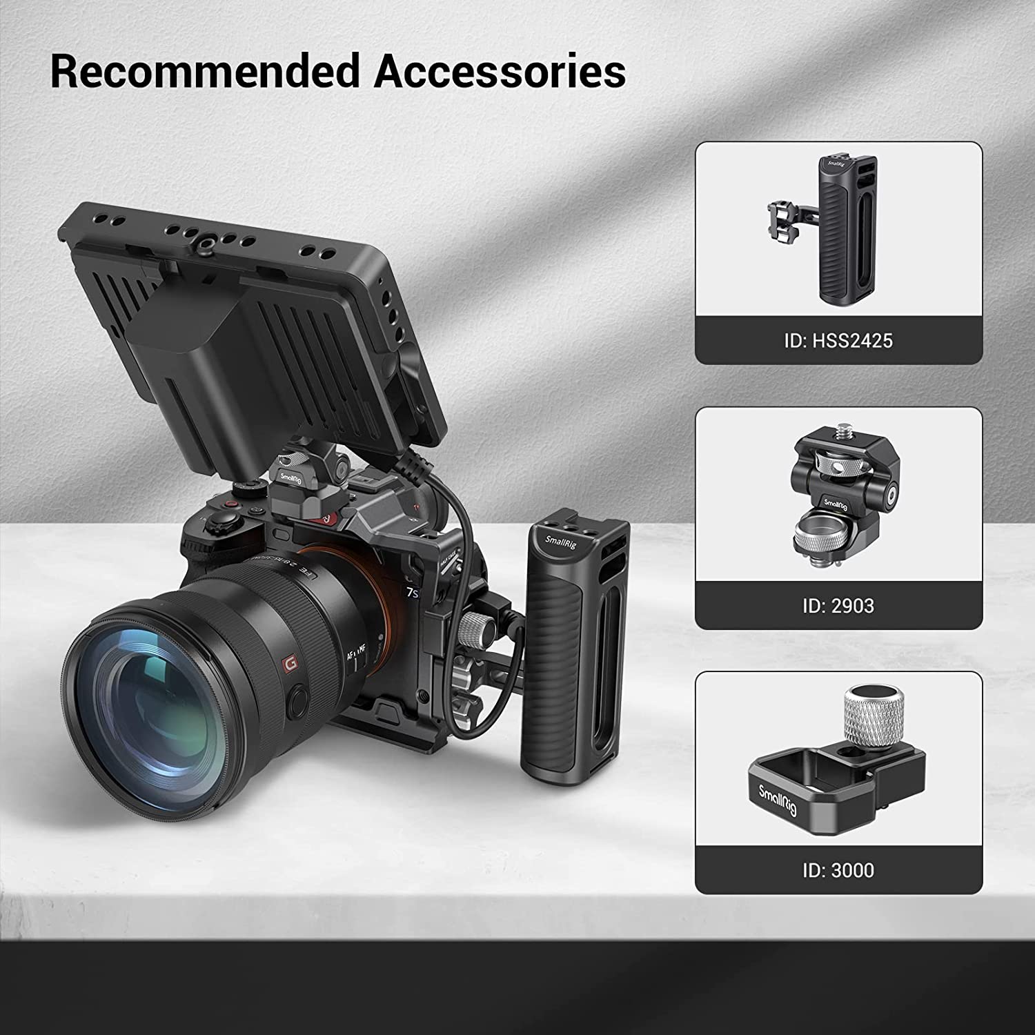 SmallRig Half Camera Cage for Sony Alpha 7 IV/Alpha 7S III 3193