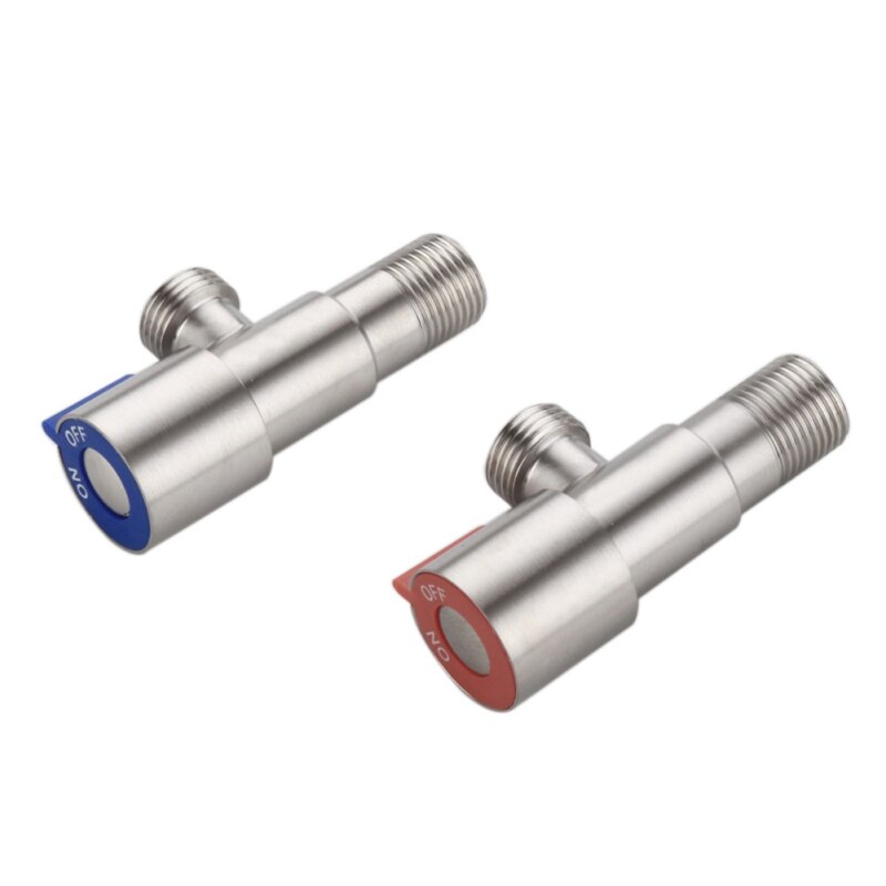 Stainless Steel Triangular Water Valve Thickened Toilet Check Angle Valve Faucet Flow Control Valve Cold Water Controller N