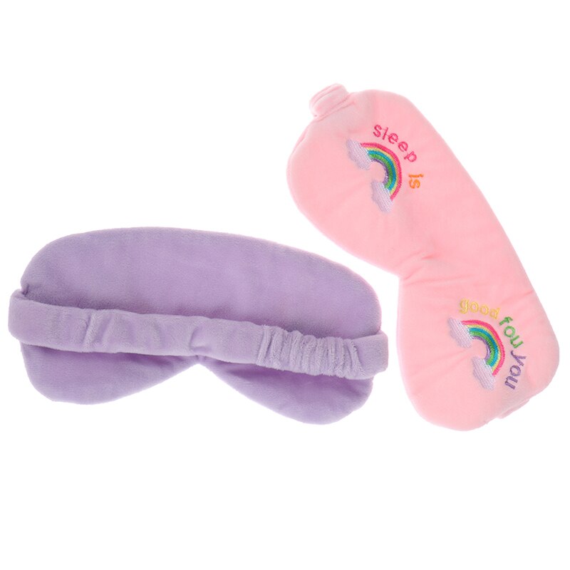 Masque pour les yeux de sommeil couverture pour les yeux ombre Patch pour les yeux multi-usage maquillage bandeau broderie velours bandeau pour les cheveux doux Portable bandeau