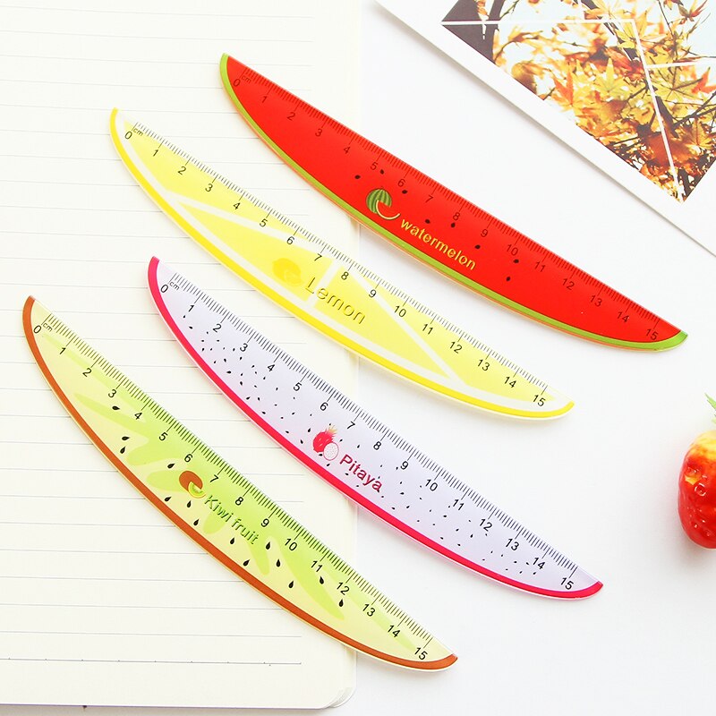 15cm Cute Kawaii Plastic Ruler Fruit Ruler For Kid... – Vicedeal