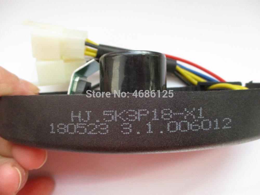 HANJING-HJ.5K3P18-X1 de 8 líneas AVR, 8 cables, piezas del generador trifásico