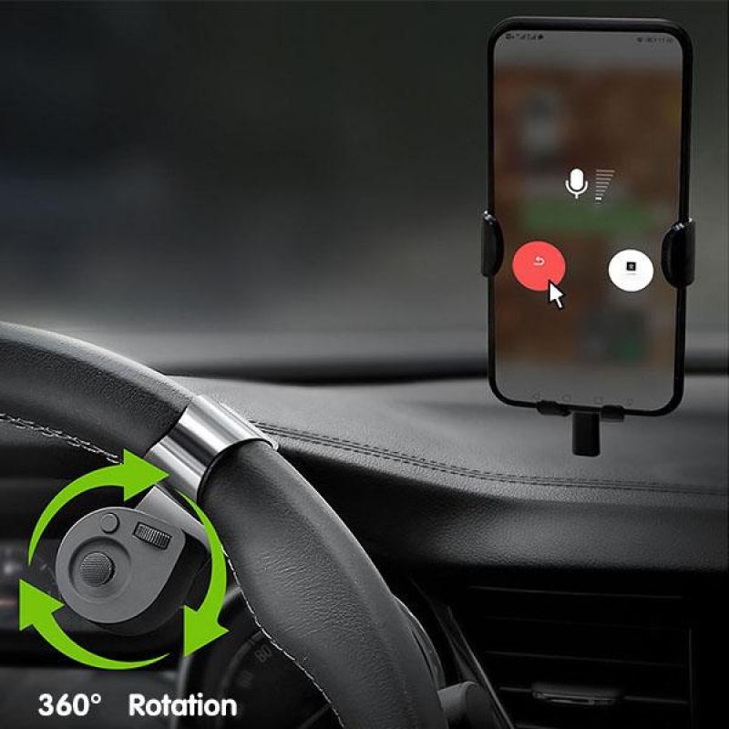 Stuurwiel Navigatie Assistent Afstandsbediening Draagbare Auto Gemonteerd Mobiele Telefoon Draadloze Controller Voor Ios Android