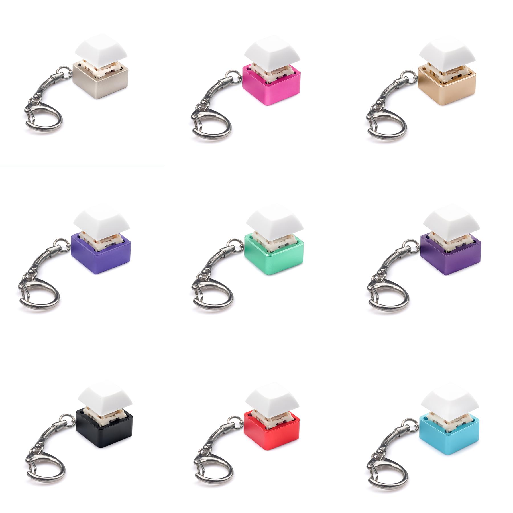 KBDfans CNC Aluminium Mehrfarbig Keychain