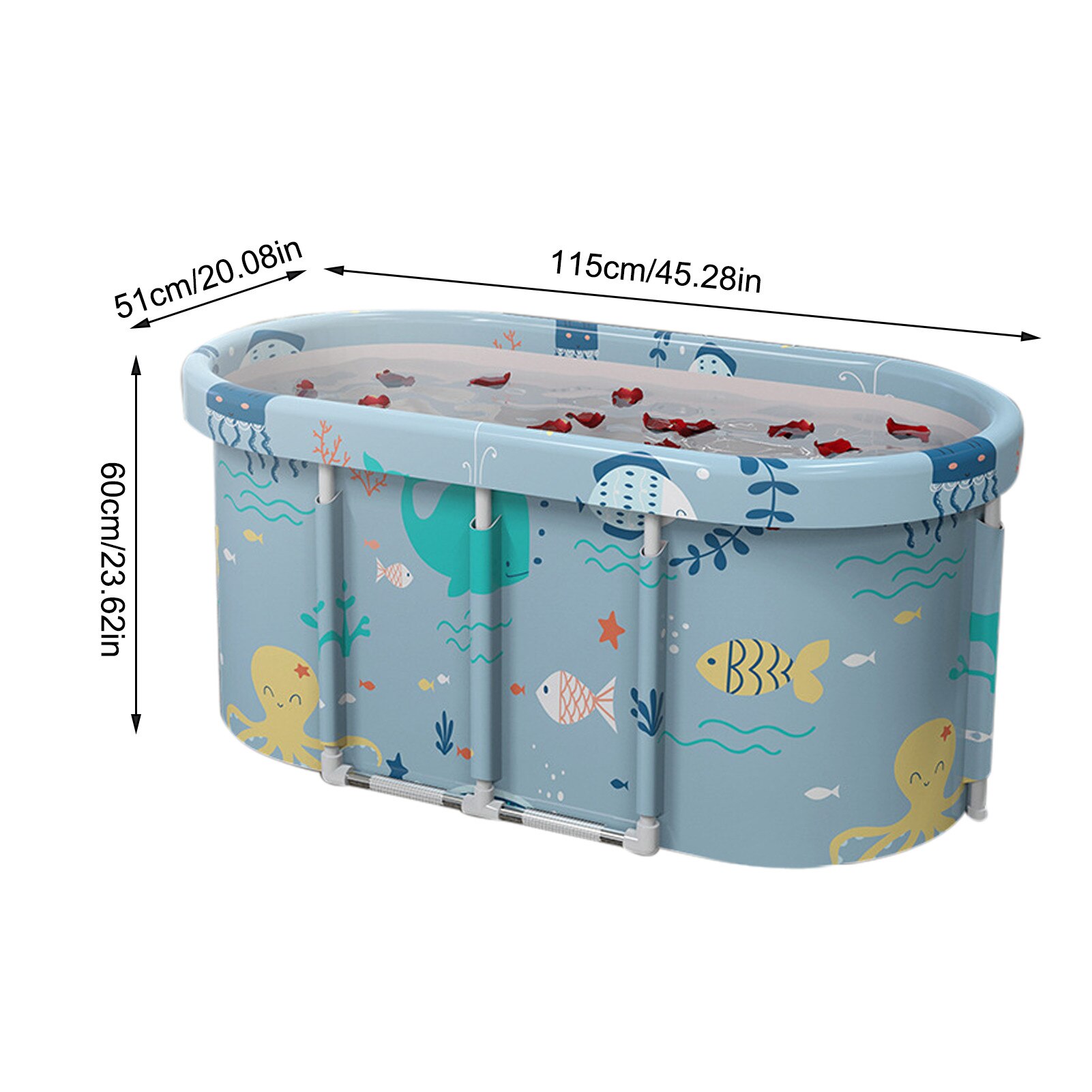 Foldable Bathtub Adult Child Bath Tub Full Size Pool Spa Bathtub Tool Free Disassemble Full Body Large Bathtub In stock