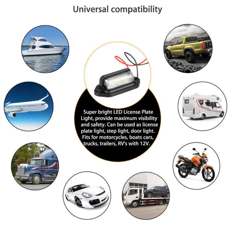 Bright LED Lamp Light Trailer Lamps Bulb Accessories Parts Replacement