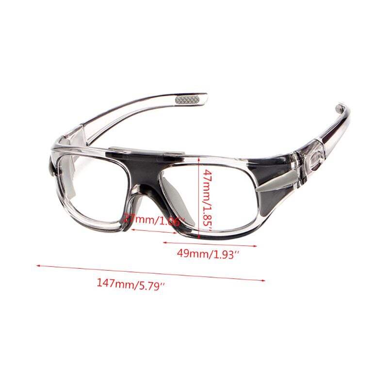 Sports Glasses Basketball Football Protective Eye Safety Goggles Optical Frame Removable Mirror Legs Myopia