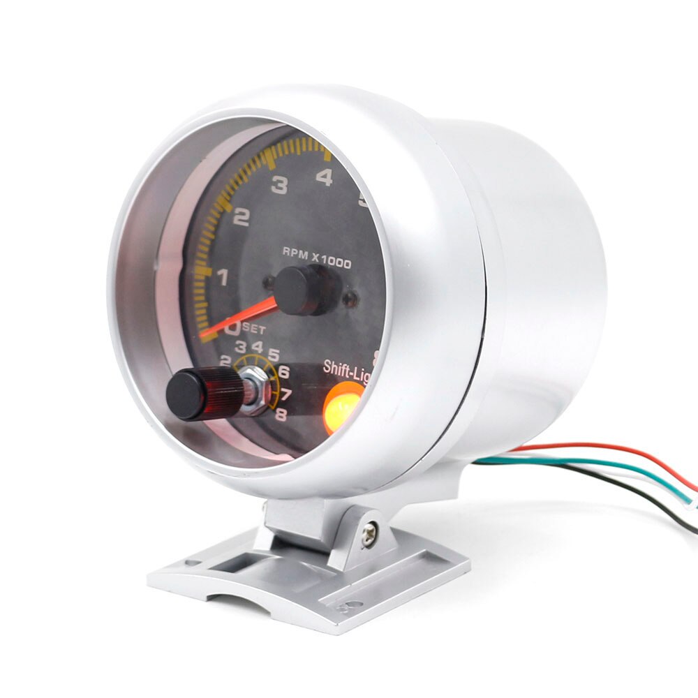 3 3/4 "Carbon Fibre Tachometer 0-8000 Tachometer Rpm gauge Auto meter