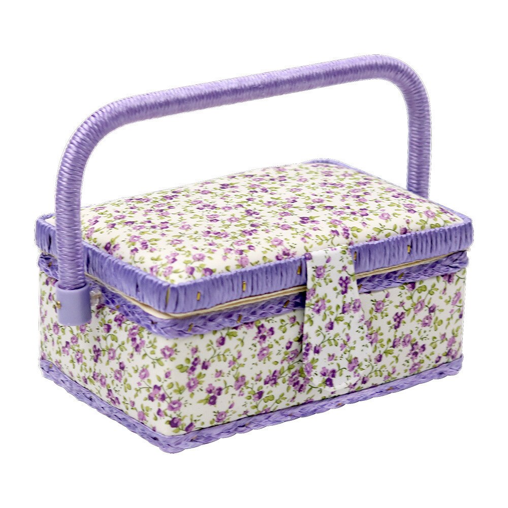 Sewing Thread Storage Box Needle And Thread Storage Tool Box Storage Basket Fabric Sewing Box