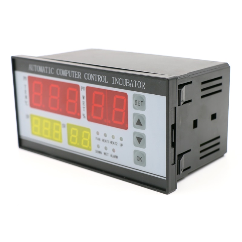 Contrôleur d'incubateur d'oeufs de XM-18 Thermostat Hygrostat contrôle de micro-ordinateur entièrement automatique avec sonde de capteur d'humidité de la température