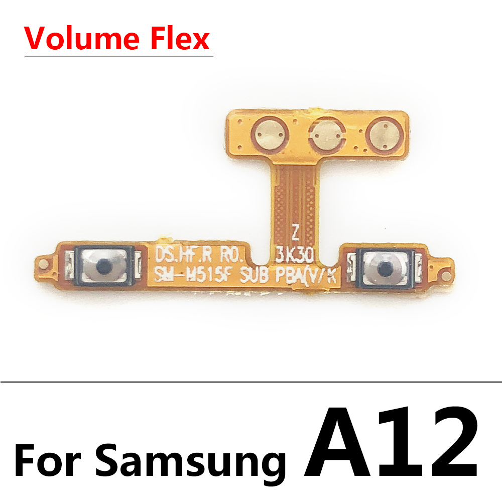 Power On Off Volume Zijknop Key Flex Kabel Voor Samsung Galaxy A02 A02S A12 A9 A920F A32 A42 a52 A72 A03s A03 Core 4G 5G: A12 Volume